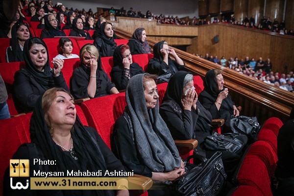 مجلس ترحیم عباس کیارستمی به روایت تصویر